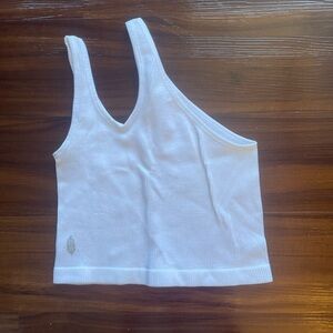 FP Movement by Free People Asymmetrical White Camisole